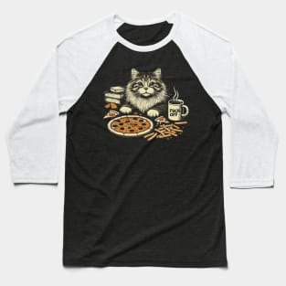 Indoor Cat Baseball T-Shirt